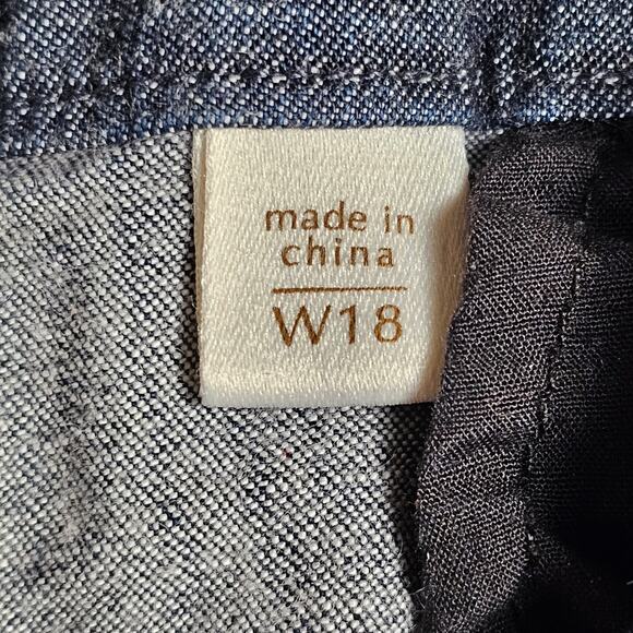 Coldwater Creek Shorts Womens Plus Size 18 Bermuda  Zip Button Jeans - Picture 4 of 10